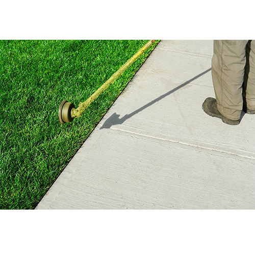 Sidewalk Edging Red Top Lawn Care Services